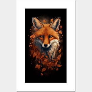 Autumn Fox Posters and Art